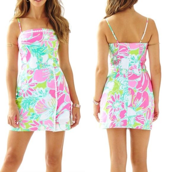 Lilly Pulitzer Pants - lilly pulitzer jesse Romper playsuit Jump suit jumper Don't Give a cluck crochet